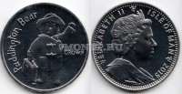 монета Остров Мэн 1 крона 2015 год Медвежонок Паддингтон