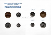 Финляндия набор из 4-х монет 1991 год в буклете