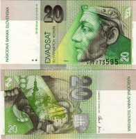 бона Словакия 20 крон 2006 год