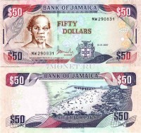 бона Ямайка 50 долларов 2009 год