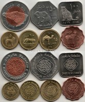 Дарфур набор из 7-ми монет 2008 год Фауна
