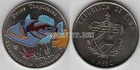 монета Куба 1 песо 2005 год рыба пикассо
