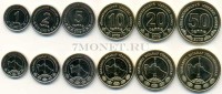 Туркменистан набор из 6-ти монет 2009 год