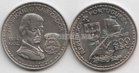 монета Португалия  200 эскудо 1994 год Великие географические открытия HENRIQUE O NAVEGADOR