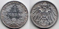 монета Германия 1 марка 1910A год Вильгельм I