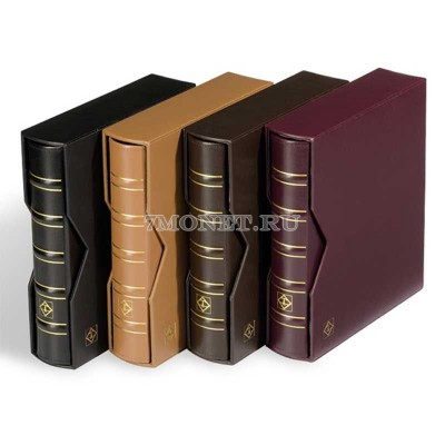 Папка-переплёт Optima Classic в шубере, натуральная кожа