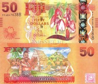 бона Фиджи 50 долларов 2013 год
