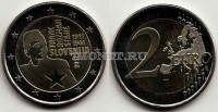 монета Словения 2 евро 2011 год 100 лет со дня рождения Франца Розмана