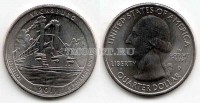США 25 центов 2011 год Миссисипи национальный военный парк Виксберг, 9-й