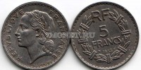 монета Франция 5 франков 1935 год