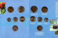 Финляндия набор из 5-ти монет и жетона 1994 год в буклете