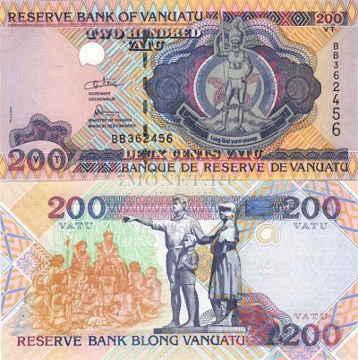 бона Вануату 200 вату 2002 год