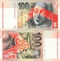 бона Словакия 100 крон 2004 год