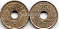 монета Испания 25 песет 1997 год Мелилья