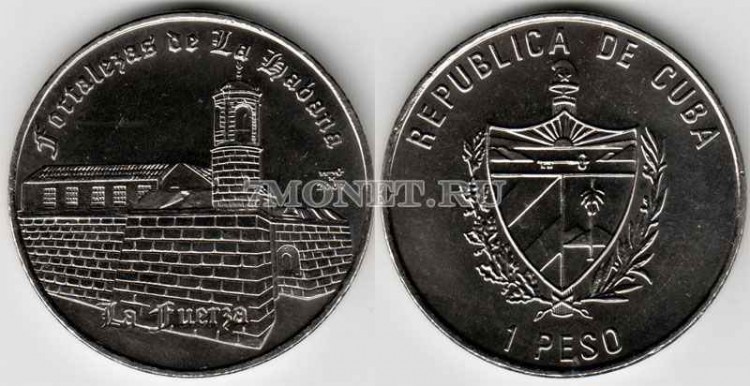 монета Куба 1 песо 2007 год