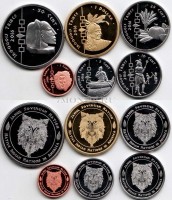 США набор из 6-ти монет 2016 год племя Ирокезы