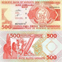 бона Вануату 500 вату 2002-07 год