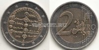 монета Австрия 2 евро 2005 год 50 лет подписания договора о нейтралитете Австрии