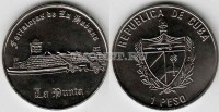 монета Куба 1 песо 2007 год La Punta