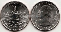 США 25 центов 2011 год Пенсильвания национальный военный парк Геттисберг, 6-й