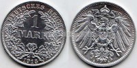 монета Германия 1 марка 1915A год Вильгельм I - 2