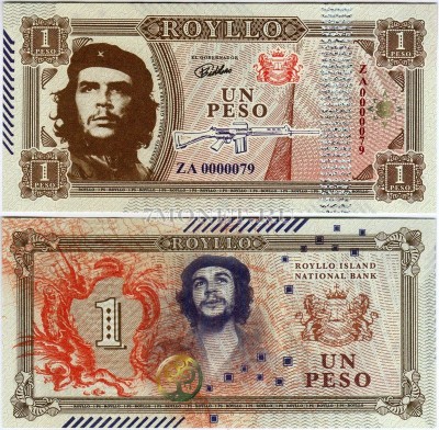 бона Ройлло 1 песо 2018 год Че Гевара