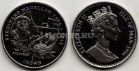 монета Остров Мэн 1 крона 1996 год Фернан Магеллан