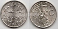 монета Нидерландская Ост-Индия 1\4 гульдена 1945S год