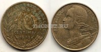 монета Франция 10 сантимов 1978 год