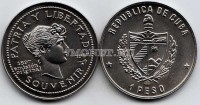 монета Куба 1 песо 1987 год 100 лет Сувенирному Песо