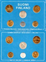 Финляндия набор из 6-ти монет 1980 год в буклете