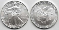 монета США 1 доллар 2007 год Шагающая Свобода