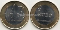 монета Словения 3 ЕВРО 2013 год 300 лет крестьянскому восстанию в Толмине