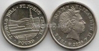 монета Остров Мэн 1 фунт 2009 год Тинвальдский холм, часовня Св. Иоанна