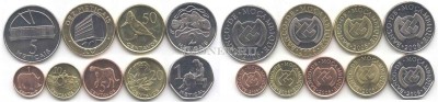 Мозамбик набор из 9-ти монет 2006 год