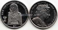 монета Виргинские острова 1 доллар 2013 год рождение принца Кембриджского 22 июля 2013 года (герцогиня Кембриджская)