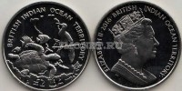 монета Британские территории индийского океана 2 фунта 2016 год Фауна