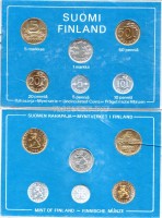 Финляндия набор из 6-ти монет 1983 год в буклете - 2