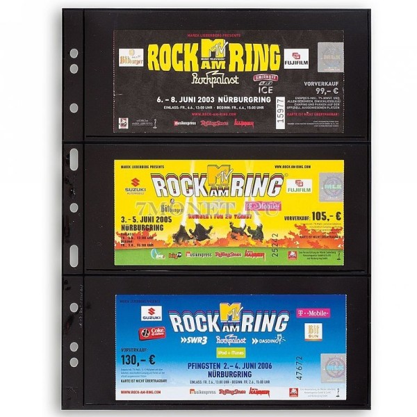 листы для банкнот Grande 3S (чёрный фон)