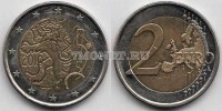 монета Финляндия 2 евро 2010 год 150 лет финской марке