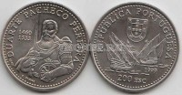 монета Португалия  200 эскудо 1999 год Великие географические открытия Дуарте Пачеко Перейра