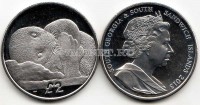 монета Сандвичевы острова 2 фунта 2013 год детеныш тюленя