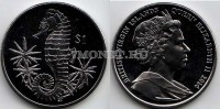 монета Виргинские острова 1 доллар 2014 год Морской конек