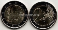 монета Финляндия 2 евро 2012 год 150 лет со дня рождения художницы Хелены Шерфбек