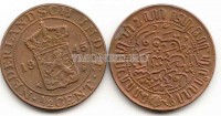 монета Нидерландская Ост-Индия 1/2 цента 1945 год