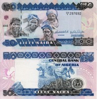 бона Нигерия 50 найра 2005 год 