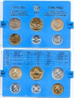 Финляндия набор из 6-ти монет 1987 год в буклете