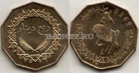 монета Ливия 1/4 динара 2001 год