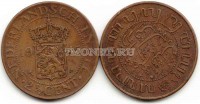 монета Нидерландская Ост-Индия 2 1/2 цента 1945 год