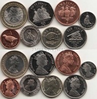 Гибралтар набор из 8-ми монет